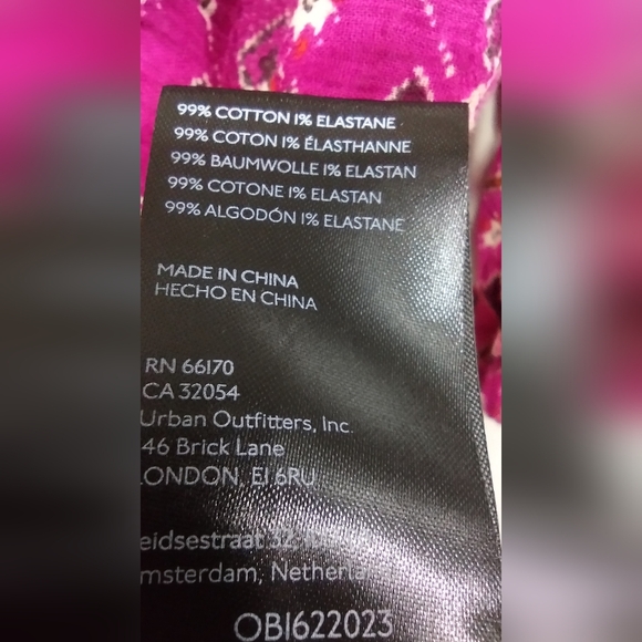 By Anthropologie Off-The-Shoulder Floral Blouse Women's S Purple Artsy Boho - Picture 11 of 11